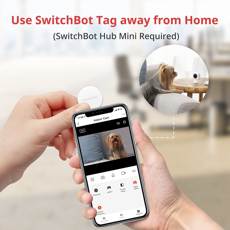 سويتش بوت 3 قطع من ملصقات علامات NFC من SwitchBot NTAG216 30 مم 888 بايت تعمل بشكل رائع مع أجهزة SwitchBot المتوافقة مع iOS وAndroid وجميع الأجهزة الأخرى التي تدعم NFC - Image 5